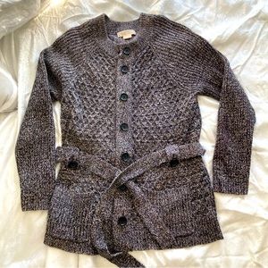 Michael Kors belted knit cardigan